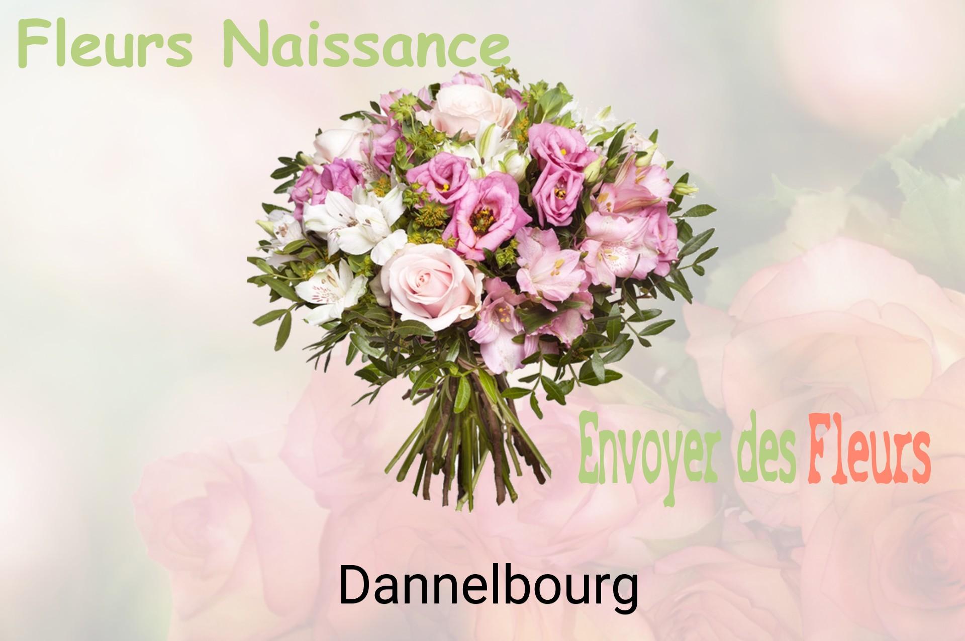 Bouquet de fleurs de naissance livré à Dannelbourg